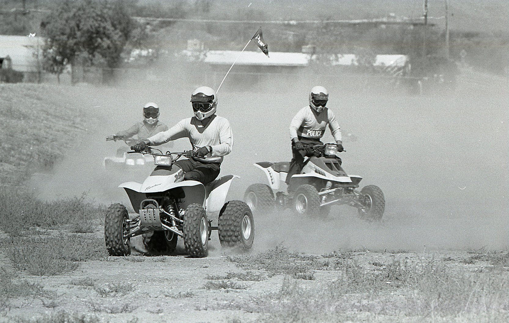 Police on quads